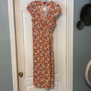 J crew mercantile wrap dress sz md